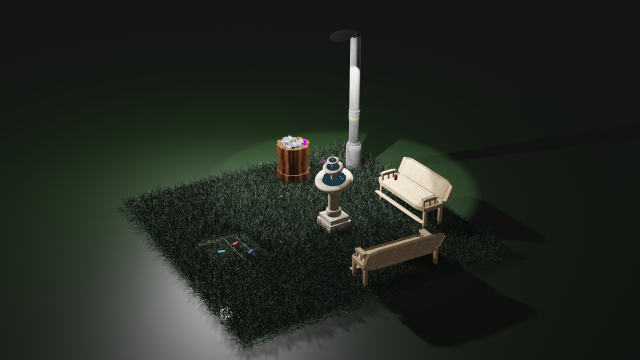 Park Modèle 3D .c4d .max .obj .3ds .fbx .stl .blend 