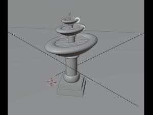 Fountain 3D Model