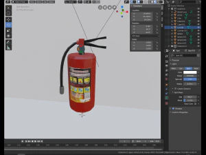Fire extinguisher 3D Model