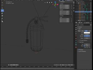 Fire extinguisher 3D Model
