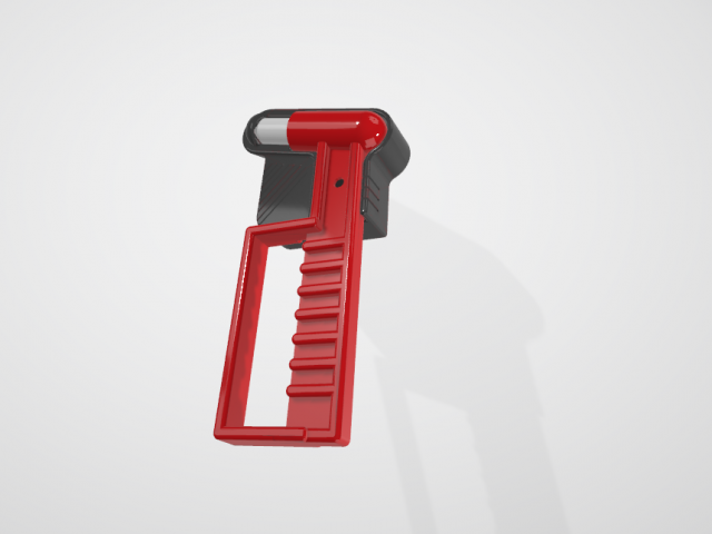 Emergency hammer 3D Model .c4d .max .obj .3ds .fbx .stl .blend 