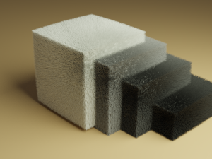 Shaggy cubes 3D Model