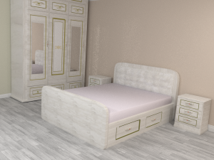 Bedroom in a classic style 3D 模型