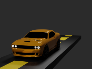 2018 Dodge Challenger SRT Demon Modèle 3D
