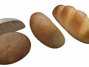 Bread Loaf Pack - Game props Model 3D