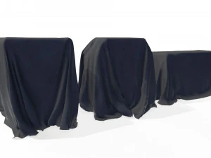 패브릭 커버 팩 - 게임 소품 3D 모델