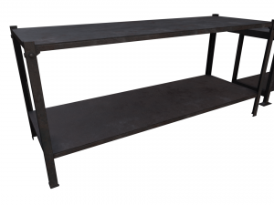 Industrial Metal Tables Pack - Game props Modello 3D