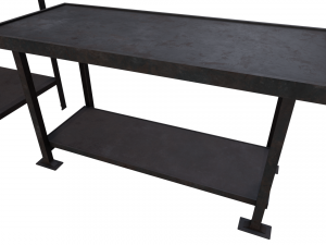 Industrial Metal Tables Pack - Game props Modello 3D