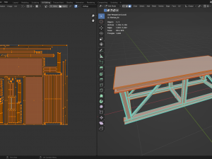 Industrial Metal Tables Pack - Game props Modello 3D