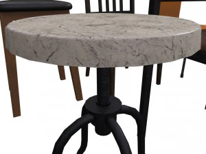 Chair Pack - Game props 3D Model