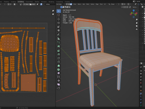Chair Pack - Game props Modelo 3D