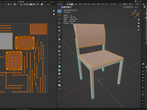 Chair Pack - Game props Modelo 3D