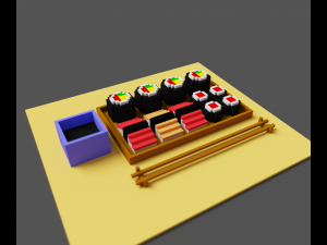 Sushi 3D Models