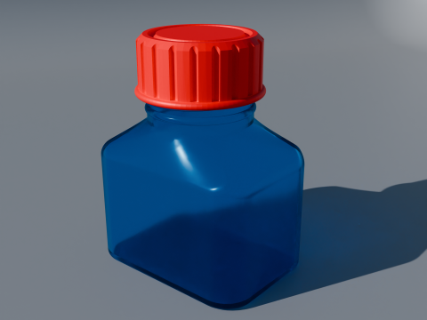 A bottle with a cork 3Dモデル