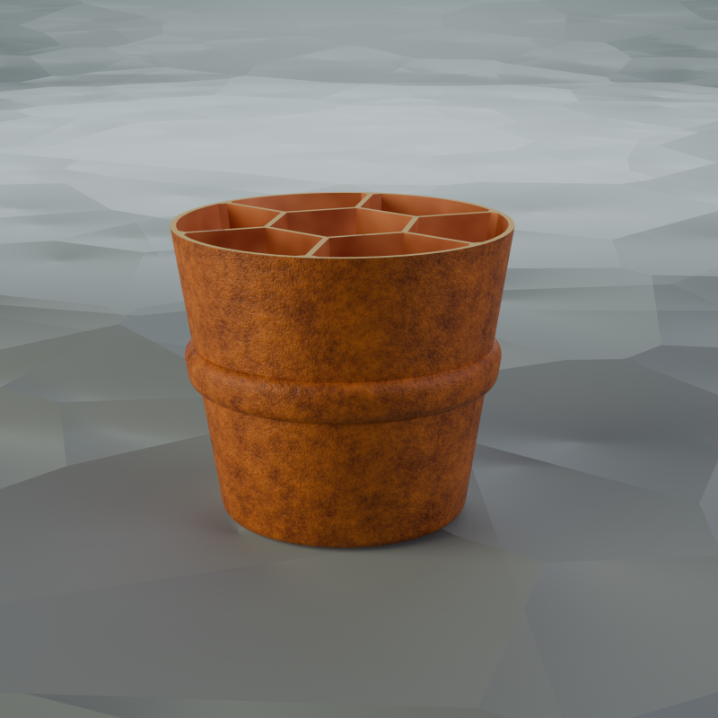 An organiser a stand for stationery 3D Druckmodell .c4d .max .obj .3ds .fbx .stl .blend