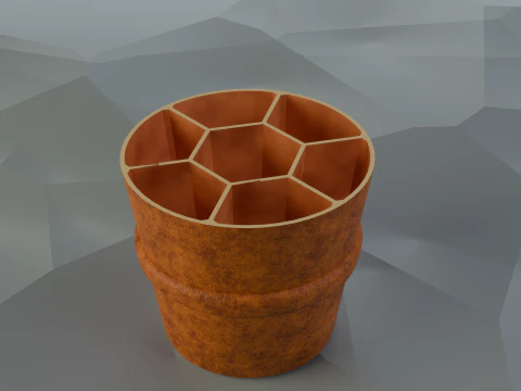 An organiser a stand for stationery 3D Print Model