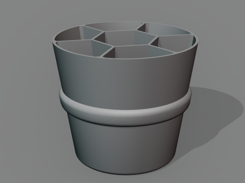 An organiser a stand for stationery 3D Druckmodell