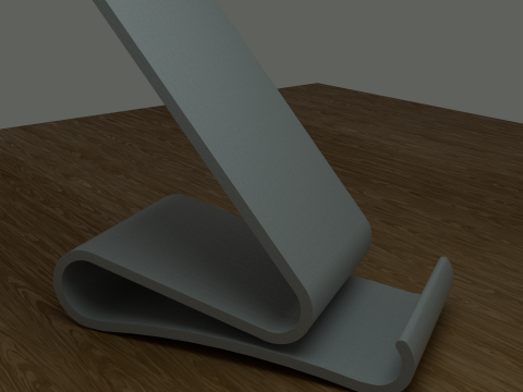 Dudukan ponsel pintar Model Cetak 3D