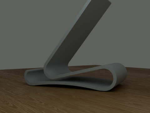 Dudukan ponsel pintar Model Cetak 3D