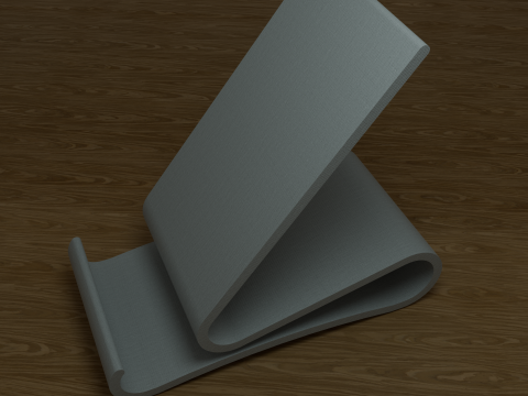 Dudukan ponsel pintar Model Cetak 3D