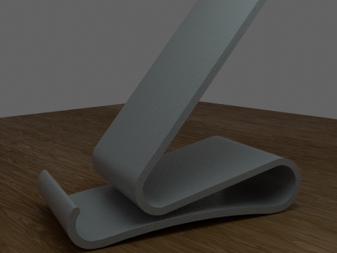 Dudukan ponsel pintar Model Cetak 3D