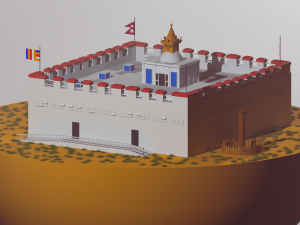 Maya Devi Temple Lumbini Nepal Birthplace of Lord Buddha Modèle 3D