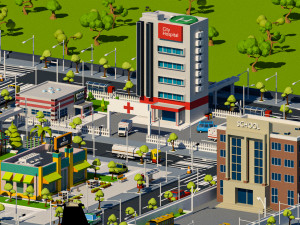 Low Poly City Pack Model 3D