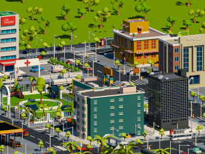 Low Poly City Pack Model 3D