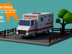 Lowpoly Vehicles Pack - Subdivision-Game-Ready Low-poly 3D Модель