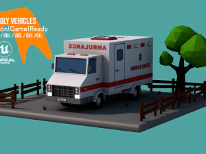 Lowpoly Vehicles Pack - Subdivision-Game-Ready Low-poly 3D Model