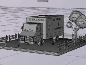 Lowpoly Vehicles Pack - Subdivision-Game-Ready Low-poly 3D Model