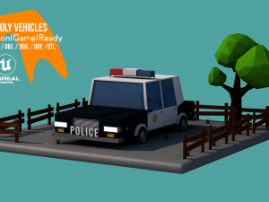 Lowpoly Vehicles Pack - Subdivision-Game-Ready Low-poly 3D Модель