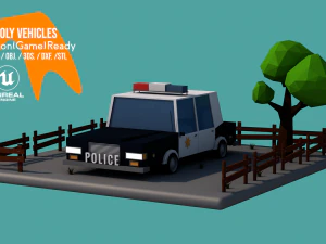 Lowpoly Vehicles Pack - Subdivision-Game-Ready Low-poly 3D Model