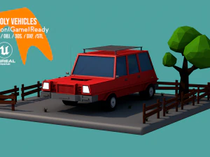 Lowpoly Vehicles Pack - Subdivision-Game-Ready Low-poly 3D Model