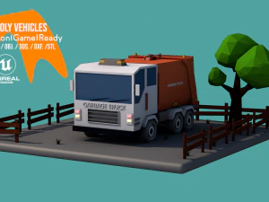 Lowpoly Vehicles Pack - Subdivision-Game-Ready Low-poly 3D Model