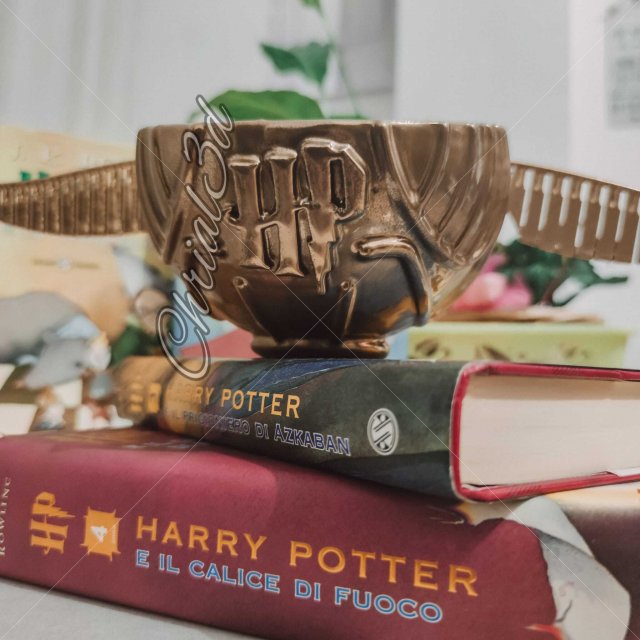 Echo dot 4 Alexa Golden snitch Harry Potter 3D in