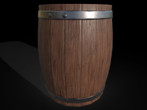 Low poly wooden props pack 3Dモデル