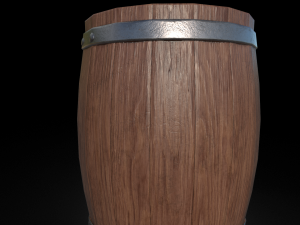 Low poly wooden props pack 3Dモデル