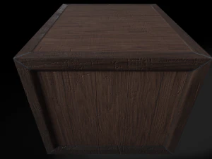 Low poly wooden props pack 3D Model