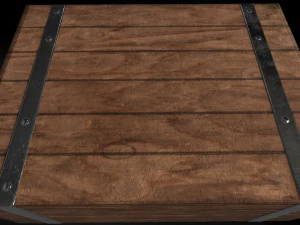 Low poly wooden props pack 3D Model