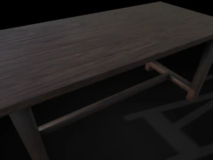 Low poly wooden props pack 3D Model