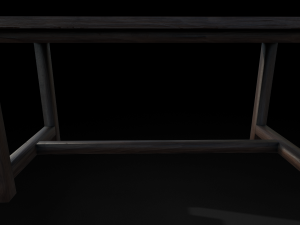 Low poly wooden props pack 3Dモデル