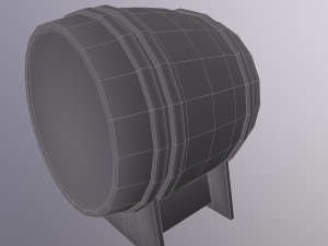 Low poly wooden props pack 3Dモデル