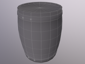 Low poly wooden props pack 3Dモデル