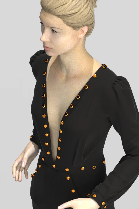 Designers romper 3D Model .c4d .max .obj .3ds .fbx .stl .blend 