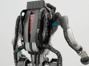 Atlas Robot Boston Dynamics Modèle 3D