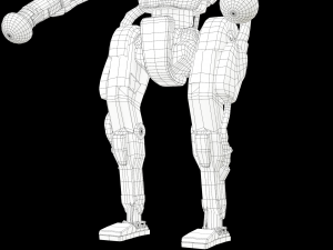 Atlas Robot Boston Dynamics Modèle 3D