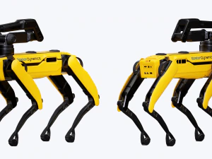 Spot Robot Boston Dynamics com bra&ccedil;o Modelo 3D