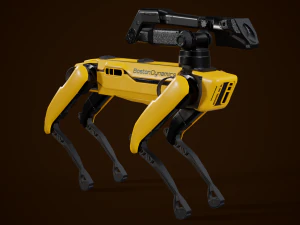 Spot Robot Boston Dynamics com bra&ccedil;o Modelo 3D