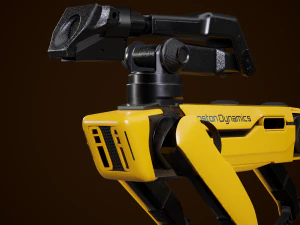 Spot Robot Boston Dynamics com bra&ccedil;o Modelo 3D